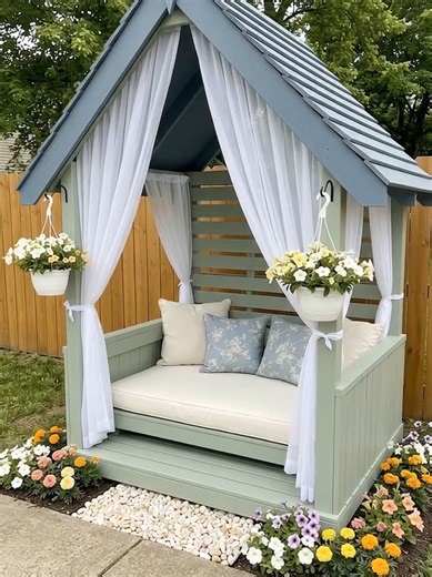 This Tiny Garden Nook Is The Coziest Spot In The Whole Yard | garden