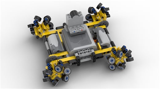 LEGO MOC-161626 Mecanum Wheel Car (Technic 2023)