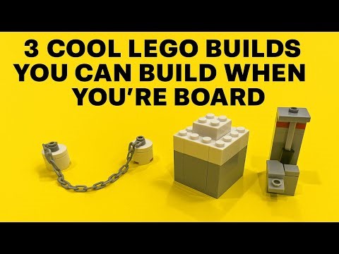 3 cool Lego builds to make when your BORED