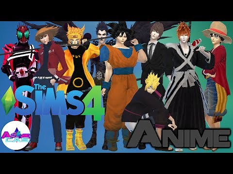 THE SIMS 4 ALL ANIME MODS BY S4 ANIME CAS CHANNEL ANIME CHARACTER
