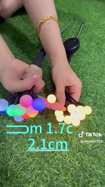 Solar firefly light ：Swaying with wind in your garden #solarlights #decoration #light #outdoorlights