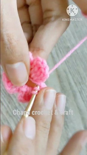 Easy crochet 5 petal flower for beginners ❤️ Full video tutorial on YouTube #crochetflower