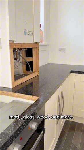 1.6K views | Old worktops? Wrap them! Get a fresh, modern look...