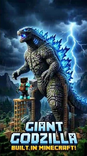 I Built GODZILLA in Minecraft 😱