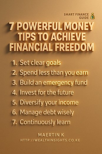 31K views · 448 reactions | 7 Powerful Money Tips to Achieve Financial Freedom | Smart Finance Guide  #fblifestyle | Money Mastery 2.0 | Facebook