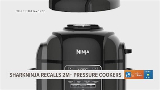 SharkNinja recalls over 2 million pressure cookers