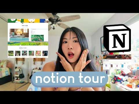 My Notion Ecosystem 💻 a tour of my fave notion pages with template links & resources