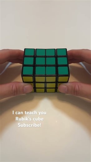 I teach Rubik’s cube beginner method. Link on my page. #youcubed #rubikscube