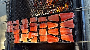 Join me for an incredible all-you-can-eat Alaskan salmon bake in Juneau, Alaska! I've been wanting to come here for YEARS! But was it worth it? #SalmonBake #AllYouCanEat #JuneauEats #AlaskanSeafood #FoodAdventure #AlaskaFood #SeafoodLovers #JuneauAlaska #AlaskanCuisine #GrilledSalmon | Strictly Dumpling