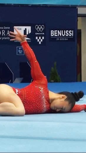 JAYLA HANG IS THE OSIJEK WORLD CUP FLOOR CHAMPION! 🥇 She clenched Gold with a score of 13.466! | USA Gymnastics