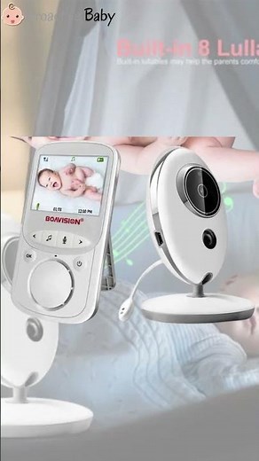 BOAVISION Baby Monitor Camera With Built In Lullabies