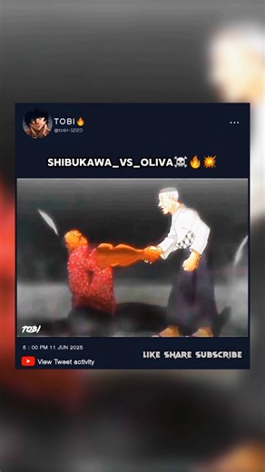 SHIBUKAWA_VS_OLIVA #bakihanma #Baki the Grappler#bakiseason 1