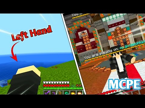 Minecraft Left Hand Pack For Minecraft Pocket Edition 1.19 | Left Hand TexturePack for MCPE