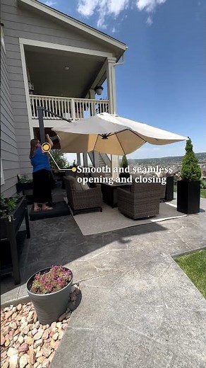 PURPLE LEAF Sturdy Patio Umbrella#purpleleaf#patioumbrella #backyard #patiostyle #outdoorstyle