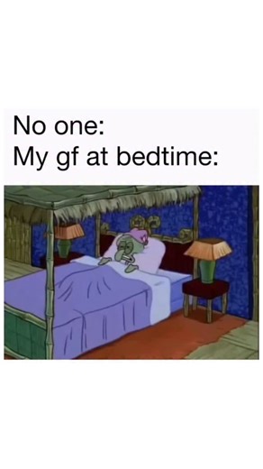 Creator on Instagram: "Title : SpongeBob SquarePants 🧽 Director : Stephen Hillenburg Genre : Animated Comedy / Meme Runtime : 29 seconds Language : English Release date : May 1, 1999 Cast : Tom Kenny, Rodger Bumpass Plot summary : A relatable look at bedtime dynamics where one partner (SpongeBob) keeps asking for space and water while the other (Squidward) just wants to sleep. Theme : Relationship Humor Where to watch : Nickelodeon / Paramount+ Ratings: ⭐⭐⭐⭐⭐ Hashtags : #spongebob #squidward #r