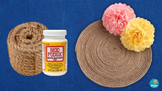 How to Make a Jute Rope Tray