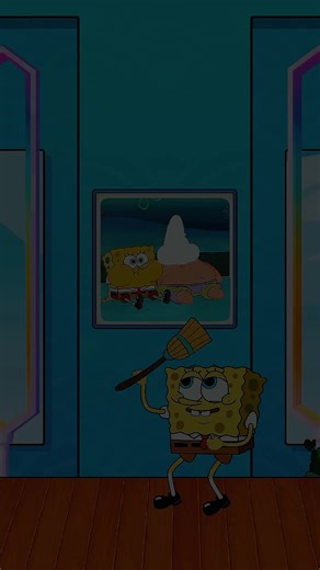 SpongeBob and Patrick Team Up for a Fun Painting Adventure