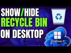 How to Show or Hide Recycle Bin Icon on Desktop PC