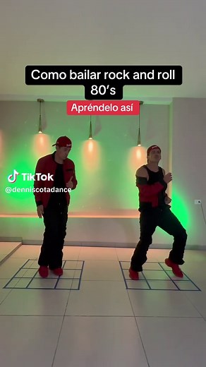 Pasos para bailar rock and roll #dance #tutorials #pasosdebaile #rockandroll #80s