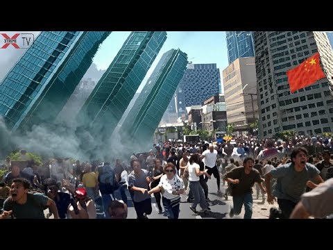 LIVE NOW: Deadly Earthquake STRIKES China — Skyscrapers Falling, Mass Panic!