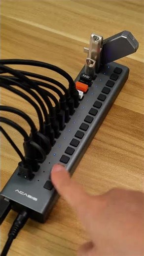 Smart USB Management for Device Testing - ACASIS HS716