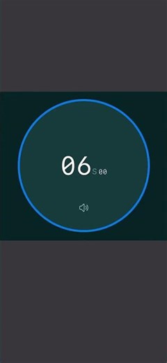 Set a timer for 6 seconds