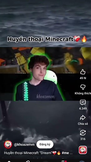 huyền thoại Minecraft dream ❤️‍🩹🔥
