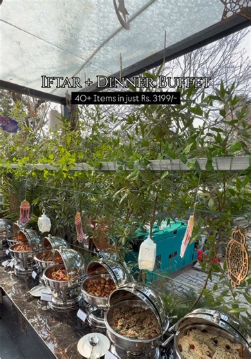 @treehousecafeisb is offering Iftar plus dinner buffet which includes 40 items only in Rs. 3199/- plus tax Location📍Rana Market, F-7/2 Islamabad [iftar, buffet, ramzan, ramzan blogs, food, food videos, for you page, trending, trending audio, viral, islamabad] . . . #ramzan #buffet #islamabad #foodie #tiktok