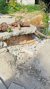 LOOK: Fault Line Across The Road One of the roads in Hagnaya, San Remigio, Cebu, that was initially damaged by the 6.9 magnitude earthquake in Bogo City on September 30, 2025 was also hit by the recent 5.8 magnitude earthquake in Bogo City on October 13, 2025. | Nicodimo Saguirel