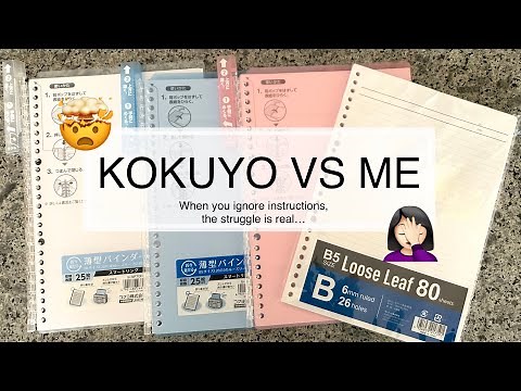 Unboxing My first Kokuyo Campus B5 Smart Ring Binder