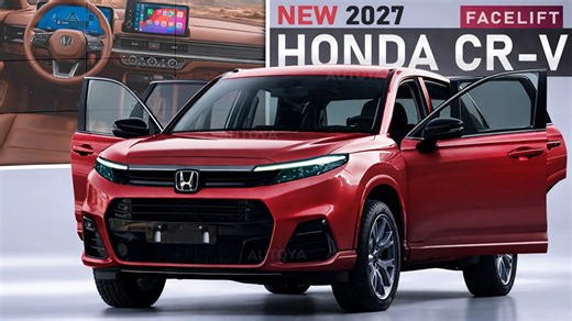 2027 Honda CR-V Receives a Virtual Facelift, Shows Both Interior and Exterior in Ritzy CGI Colors