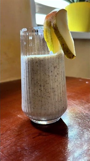 Healthy Pear Smoothie with Chia & Greek Yogurt #freshcut #asmr #recommended #smoothie
