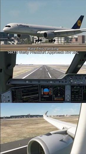 MSFS | 14KTS Gust A350 Frankfurt Approach | Inibuilds A350 Lufthansa | #msfs2020 #lufthansa #a350