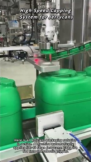 High Speed Capping System for Jerrycans