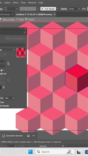 Create Stunning Geometric Patterns in Adobe Illustrator | Easy Tutorial.