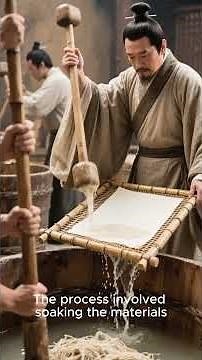 Cai Lun’s Paper Revolution — From Bamboo to Books