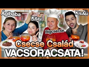 CSECSE CSALÁD VACSORACSATA 2. 🍝 Sztárvendéget hívott BigCsecse?! 😱