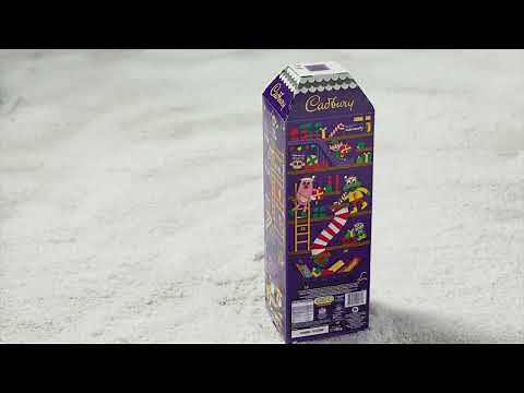 Cadbury Santa 3d Advent Calendar form Cadbury Gifts Direct