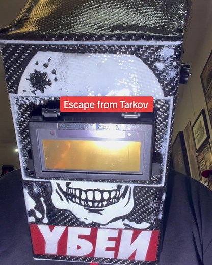 Custom Tagila Welding Helmet Crafting Process