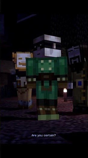 Magnus stays behind | Minecraft Story Mode
