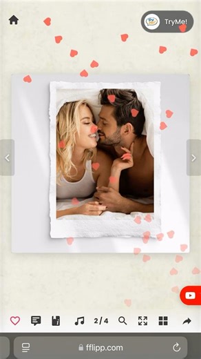 Fflipp Flipbooks! - Be My Valentine - Forget flowers. 🥀 Give them a story they can keep forever. ✨