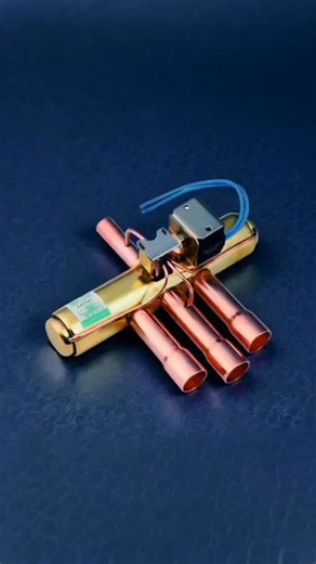 Dilkash Raja on Instagram: "4 Way Valve Working Process #actechnician #repair #airconditioner Reversing Valve काम कैसे करता है। .. .... ..... ...... ........ #trending #reels"