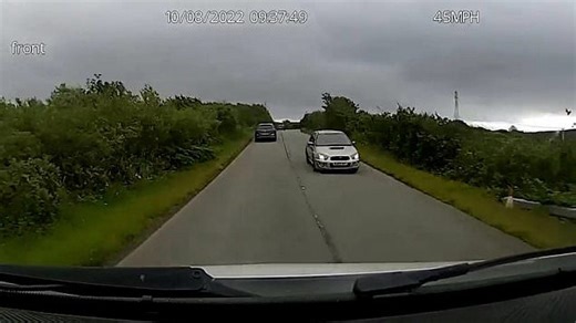 Dashcam footage reveals police chase of man after shotgun rampage