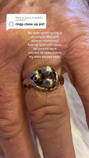 Replying to @guero_kingz619 I have never seen another wedding ring like my dads, ever! Anyone else have a unique wedding ring!? 💍