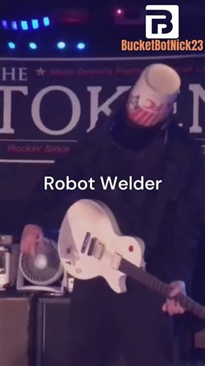 Buckethead Robot Welding Visor 2019 #buckethead #robot #dancer #artist #welding #guitar #radness