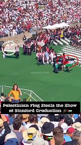 329K reactions · 25K shares | This Graduation Turns Powerful with Palestinian Flag at Stanford ‍♥️ #viral #trendingreels #reels #explore #trending #followforfollowback #unfreezemyaccount❤️ #fyp #foryoupageシ #foryou | Mr Islamic Spot | Facebook