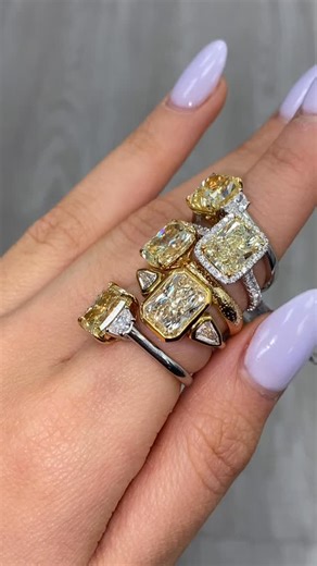Rare Colors by Namdar on Instagram: "There’s a yellow diamond ring style for everybody . Featuring some of our most classic to most out-there ring designs, this is a peak into our vast yellow diamond ring collection . Which yellow diamond ring speaks to you? . Because ordinary was never your story ✨ . #uniquejewelrydesign #yellowdiamondring #yellowdiamonds #uniqueengagementring"