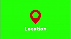 Download Location Pin pointer on Map on Green screen background. for free