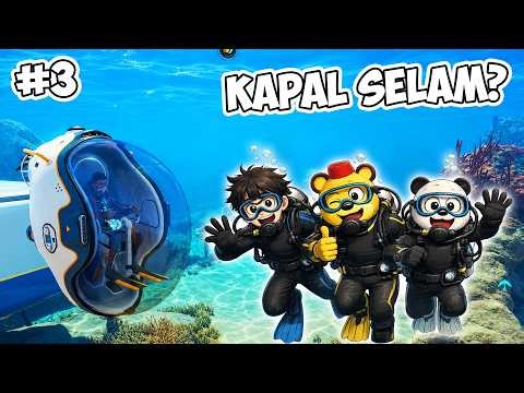 KAPAL SELAM PERTAMA TRIO KOCAK! - Subnautica 2 Indonesia #3