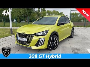 Peugeot 208 GT Hybrid 2024 FIRST look 4K (Exterior - Interior) Visual Review [Part 1.]